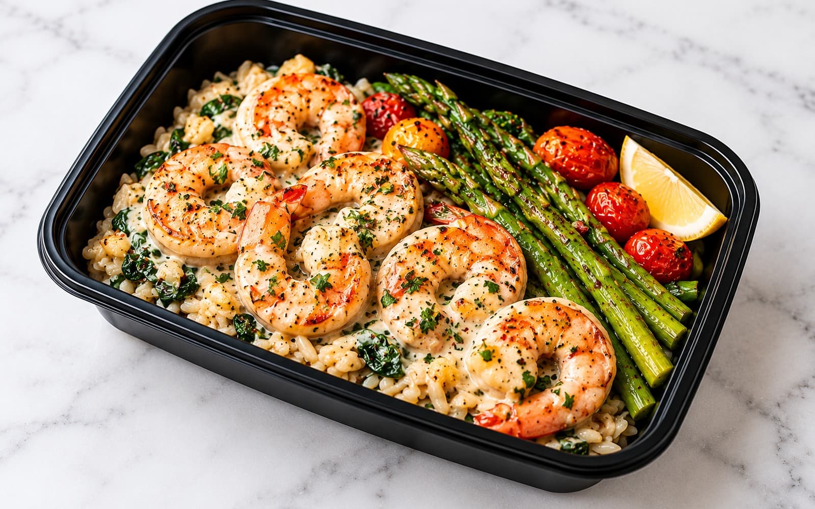 Creamy Shrimp Bowl